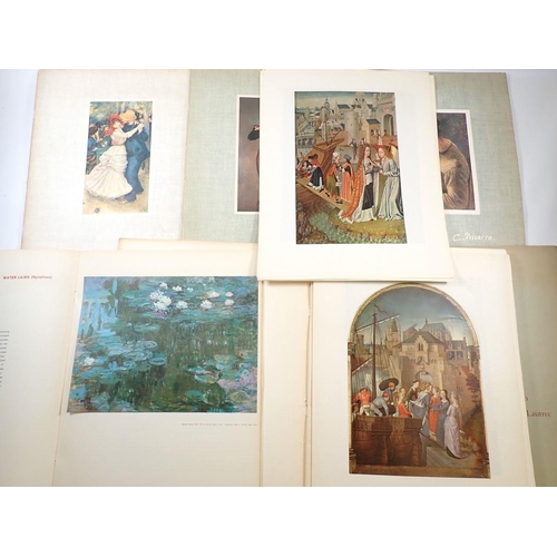 753 - Seven art print folios including Manet, Monet, Renoir, Picasso etc.