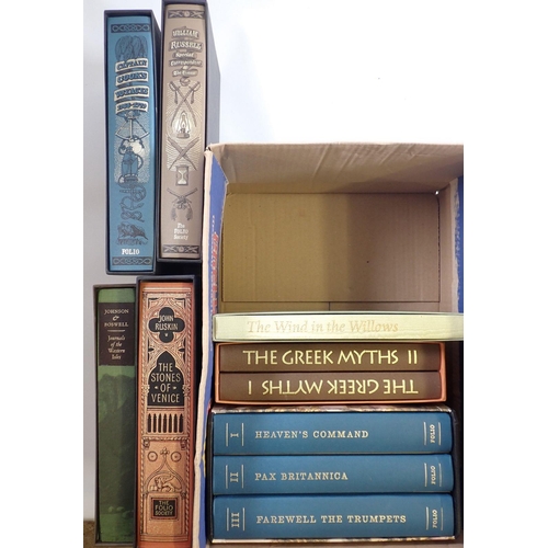 761 - Two boxes of Folio Society books