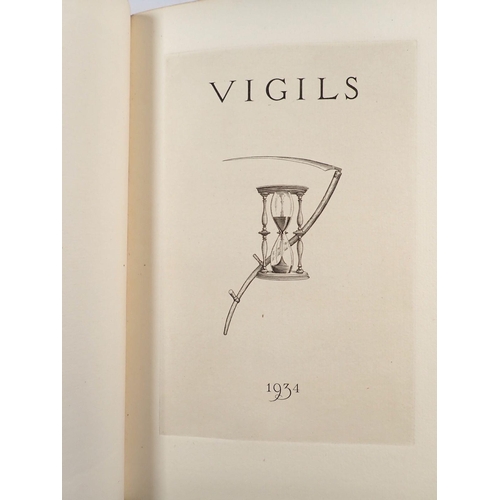 768 - Vigils by Siegfried Sasoon, signed