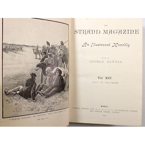 772 - Eight volumes of The Strand, consecutive run 1897-1901