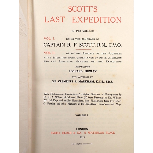 778 - Two volumes of Scott's Last Expedition and Nearest the Pole by Peary