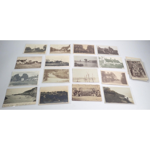 1058 - Thirty nine postcards, mainly topographical and RP's