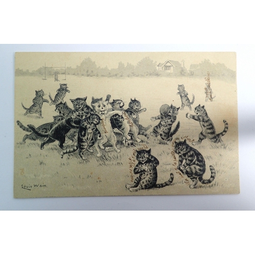 1067 - Twenty two artist signed and humour postcards including one Louis Wain cat postcard