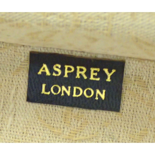 1336 - An Asprey vintage black suitcase with unusual locking mechanism