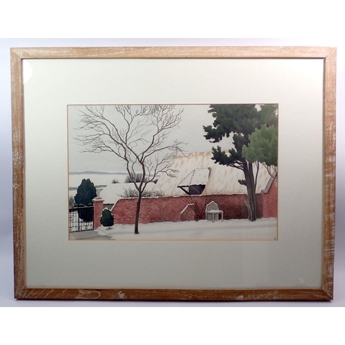 1397 - Fergus Graham - watercolour 'In Heronden Garden', 26.5 x 41cm