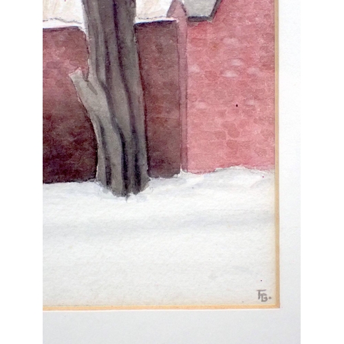 1397 - Fergus Graham - watercolour 'In Heronden Garden', 26.5 x 41cm