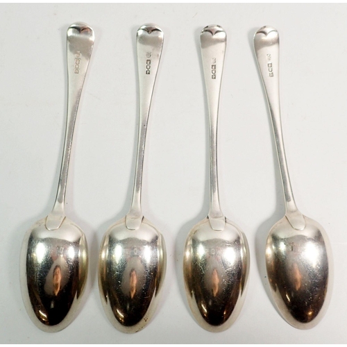 341 - Four silver tablespoons, London 1908, Josiah Williams & Co. 309g