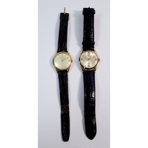 612 - A Certina vintage gents wrist watch and another 17 jewel watch