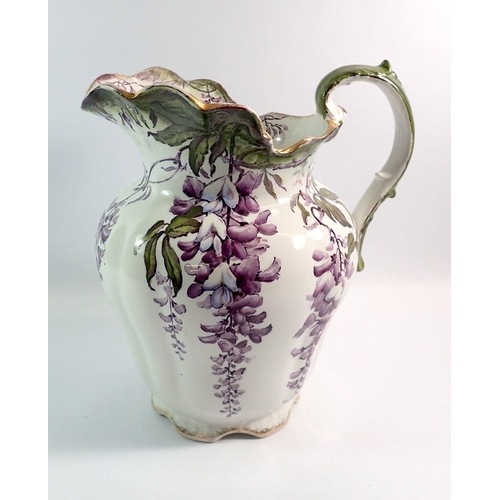 71 - A Victorian wisteria toiletry jug