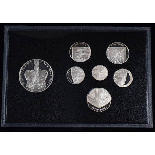 784 - A Royal Mint 2013 Queens Coronation silver proof set in presentation case, limited edition presentat... 