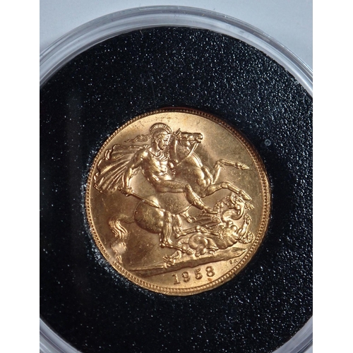 796 - An Elizabeth II 1958 gold sovereign