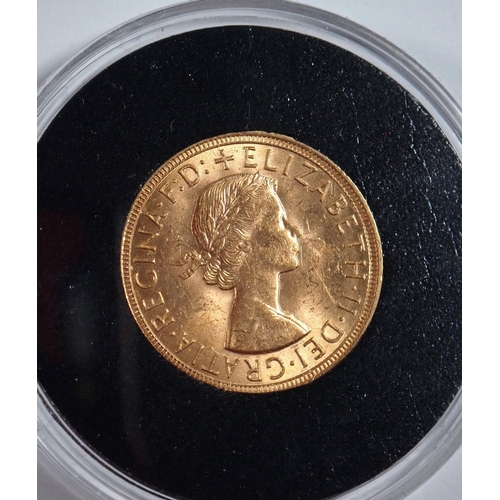 796 - An Elizabeth II 1958 gold sovereign