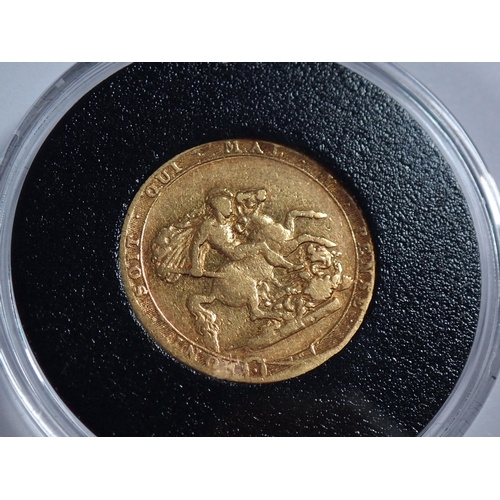 798 - A George III 1820 gold sovereign