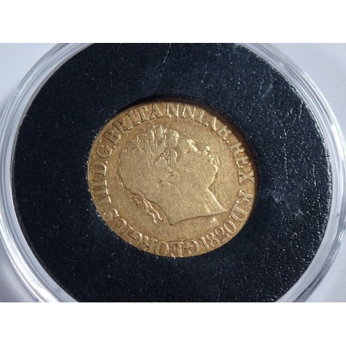 798 - A George III 1820 gold sovereign