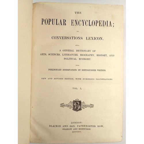 822 - The Popular Encyclopaedia 1864 - six volumes