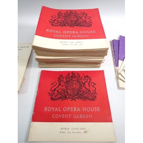 832 - A quantity of Royal Opera House & Sadlers Wells Theatre programmes