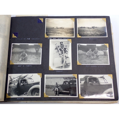 833 - A WWII photograph album including Beirut, Tel-Aviv, Jerusalem, Suez Canal etc.