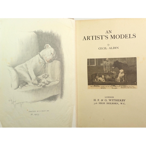 866 - An Artist's Models by Cecil Aldin published 1930, first edition