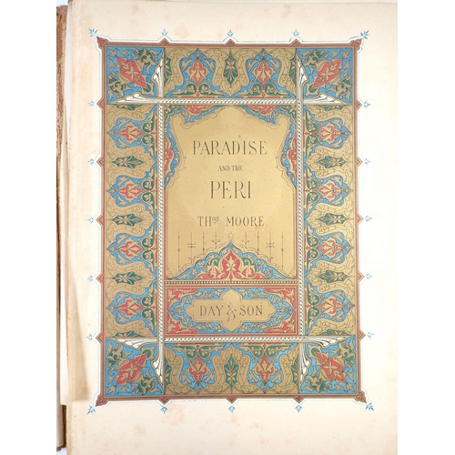 871 - Paradise and the Peri by Thomas Moore published by Day & Son, Illuminator's Owen Jones and Henry War... 