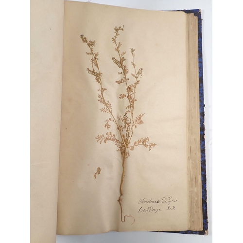 888 - A French Herbarai book of pressed flowers by the Pensionnat des Soeurs de Nevers awarded the Prix de... 