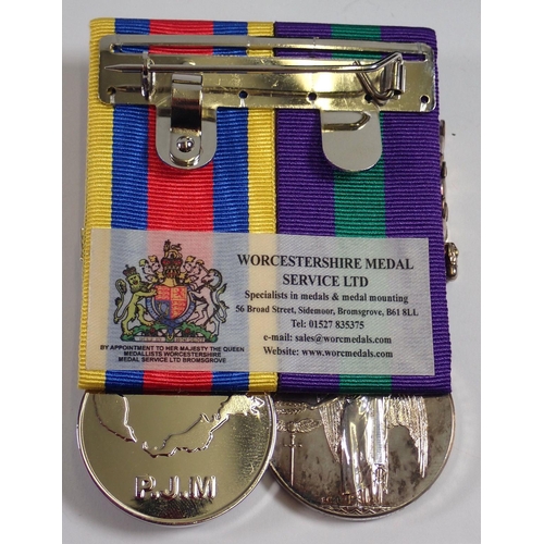 953 - An Elizabeth II General Service medal with three bars, Malaya, Cyprus and Canal Zone, to 22823239 Pt... 