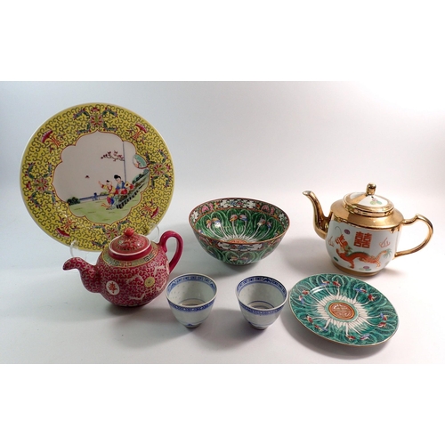 135 - A group of modern Chinese ceramics