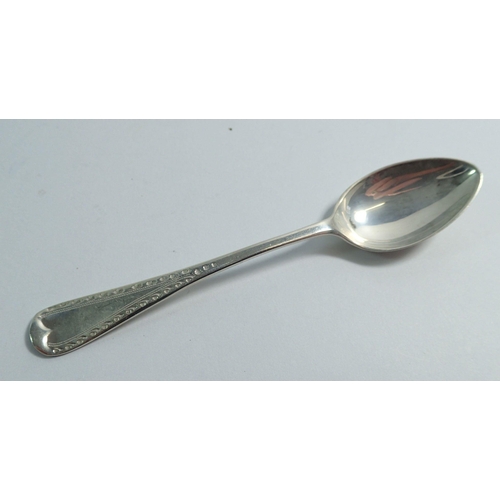 237 - A set of six silver coffee spoons, Sheffield 1926 by James Dixon & Sons, 59g