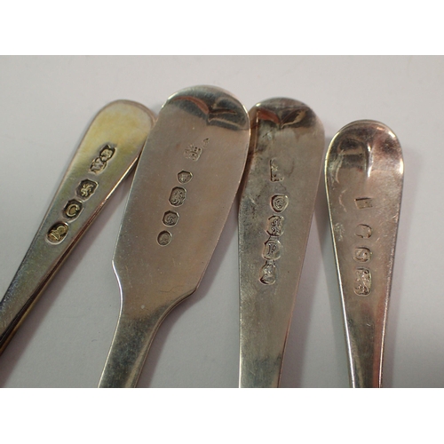 250 - Various silver teaspoons, coffee spoons and tongs,  238g