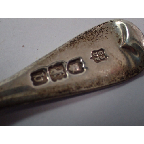 286 - A silver engraved shell bowl caddy spoon, London 1897 by George Jackson and David Fullerton