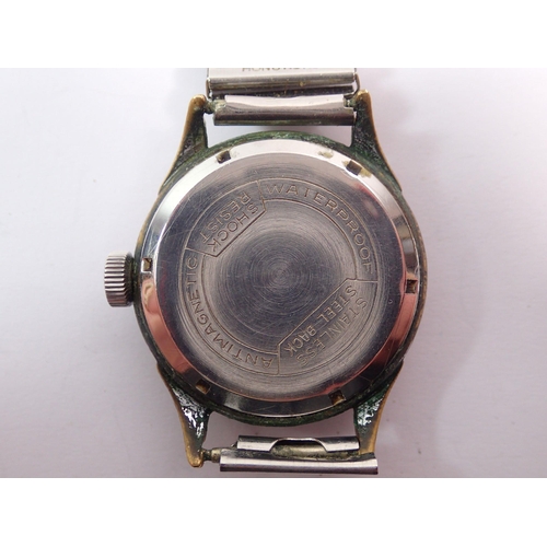 458 - A Buren Grand Prix military issue gentleman's watch circa 1940s 'The Dirty Dozen' watch