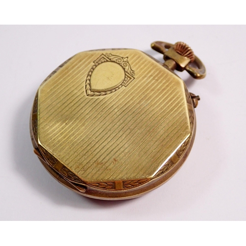 467 - An Amida 'Facon 8 Jours' French pocket watch