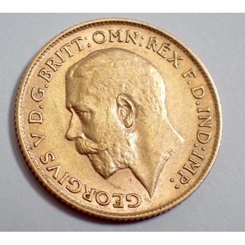 497 - A George V 1912 gold half sovereign