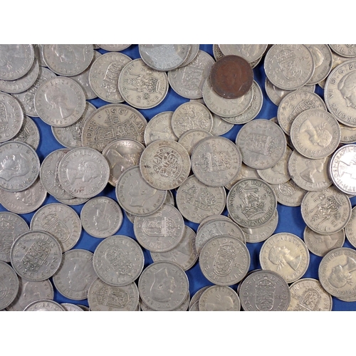 512 - A box of pre-decimal and decimal British coins