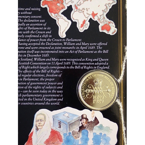 515 - A group of various British and World coins including a silver proof Prince and Princess of Wales cro... 