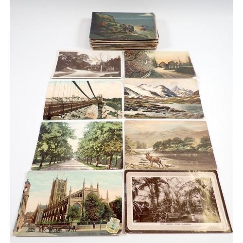 521 - A group of Edwardian postcards, mainly UK scenes