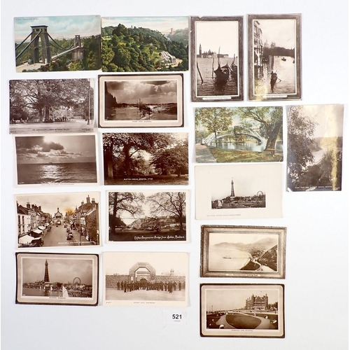 521 - A group of Edwardian postcards, mainly UK scenes