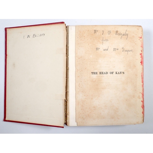 547 - The Head of Kay's by P G Wodehouse, published in 1905 by Adam and Charles Black, first edition - fro... 