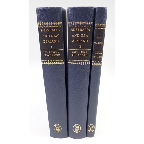 553 - Australia and New Zealand in two volumes and Lord Palmerston all by Anthony Trollope published by Th... 