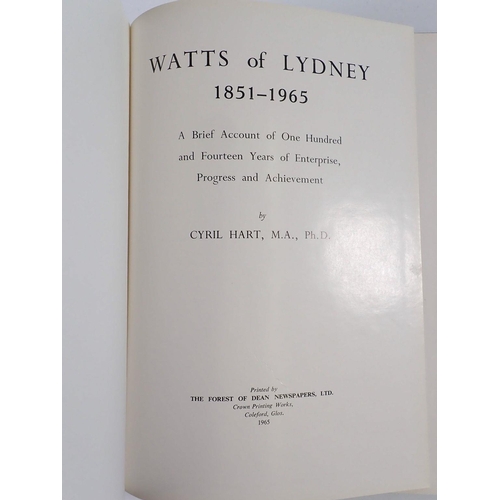 555 - History of Watts of Lydney by Cyril Hart