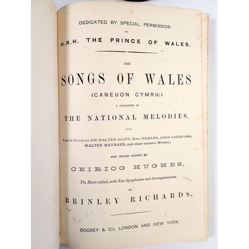 565 - The Songs of Wales circa 1870 - text in Welsh and English plus The Table Book by William Hone 1890