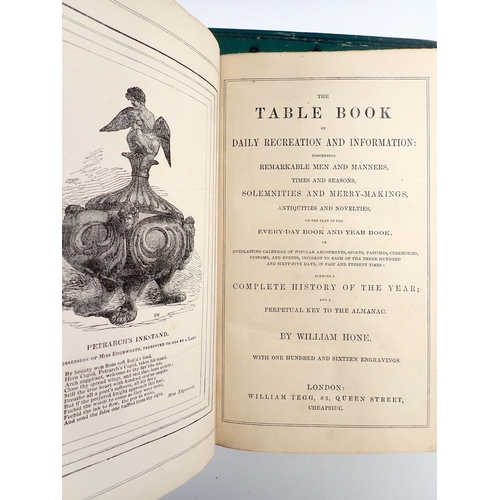 565 - The Songs of Wales circa 1870 - text in Welsh and English plus The Table Book by William Hone 1890