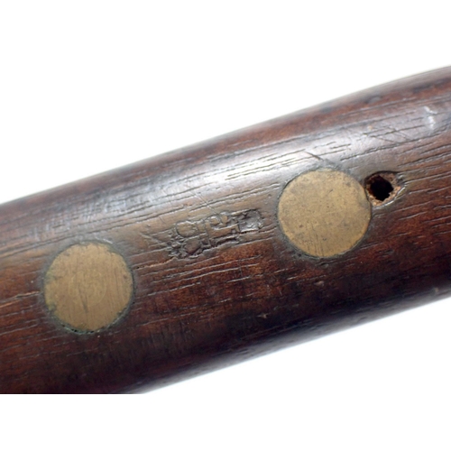 635 - A WWI Martini Henry pattern bayonet marked WD, A8E under crown with scabbard, blade, 30.5cm