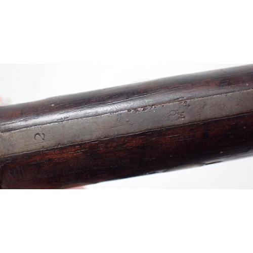 635 - A WWI Martini Henry pattern bayonet marked WD, A8E under crown with scabbard, blade, 30.5cm