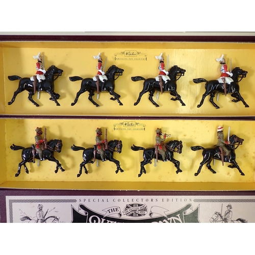 700 - Five Britains boxed military sets, 8827 Queens Westminsters, 8828 Dragoon Guards, 8829 Life Guards, ... 