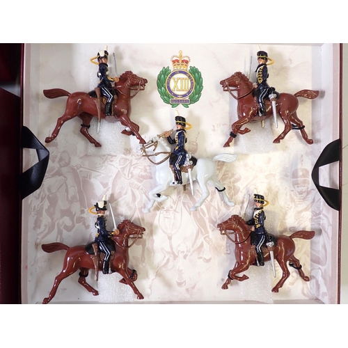 703 - Three Britains Centenary collection boxed military sets, 8813 13th Hussars and The Royal Fusiliers 8... 