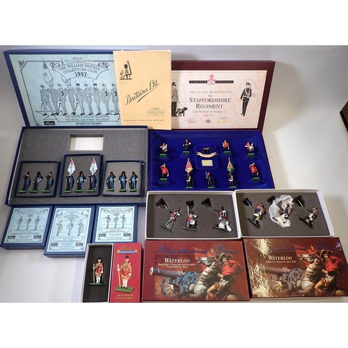 707 - A Britains 1st and 3rd Battalions The Staffordshire Regiment limited editions set 852/4000 - boxed, ... 