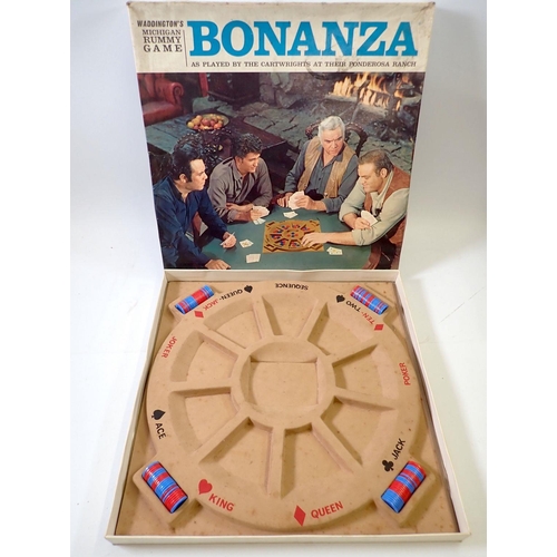 710 - Two Waddingtons vintage board games, The Battle of The Little Big Horn and Bonanza