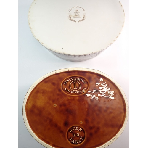 17 - A Portmeirion game tureen and a Royal Worcester one, 31cm wide