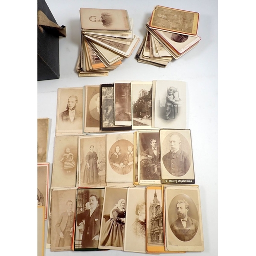 656 - A collection of Victorian carte de visite, including British, Ireland, France, Germany & Netherlands... 
