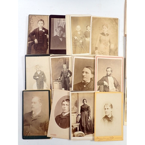 656 - A collection of Victorian carte de visite, including British, Ireland, France, Germany & Netherlands... 